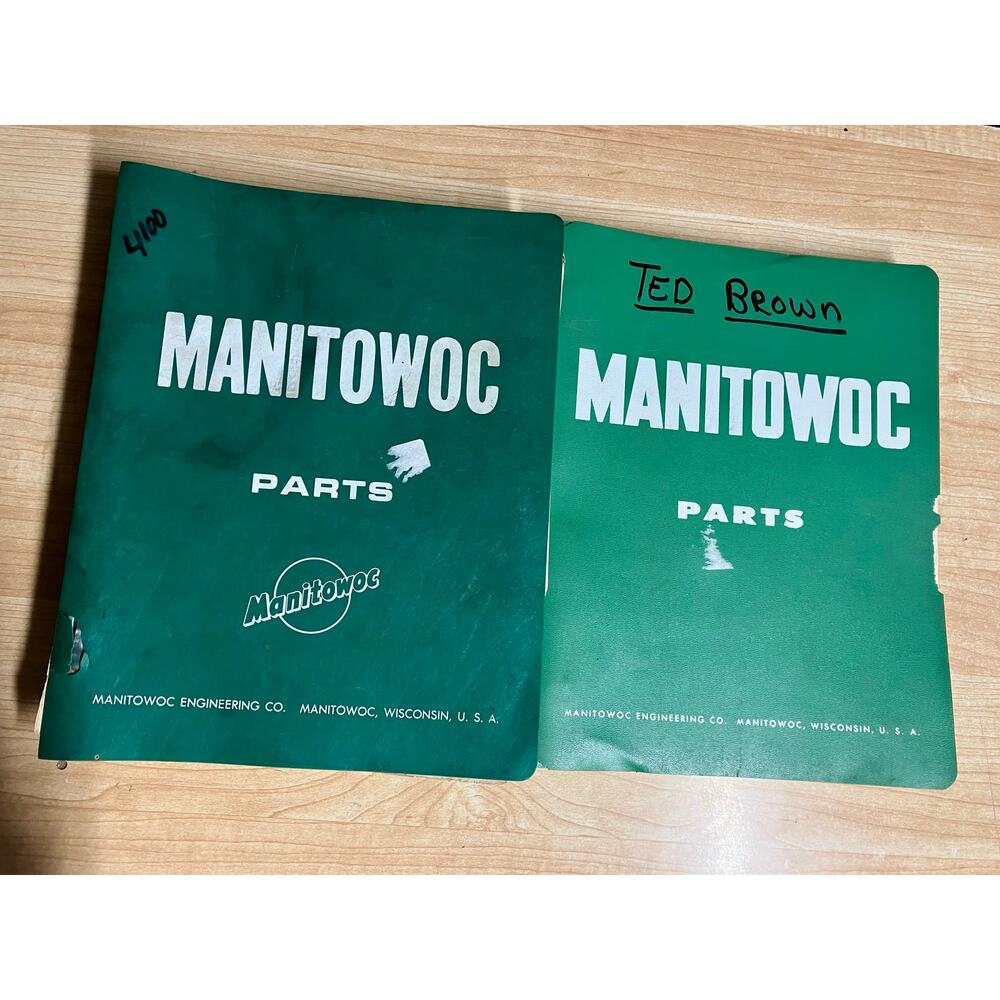 Manitowoc Parts Manual & Manitowoc Parts Manual 4100.